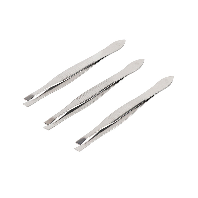 Oblique eyebrow tweezer J-1