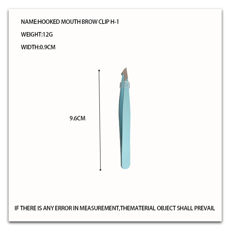 Hooked mouth eyebrow tweezer H-1/pointed mouth eyebrow tweezer H-2